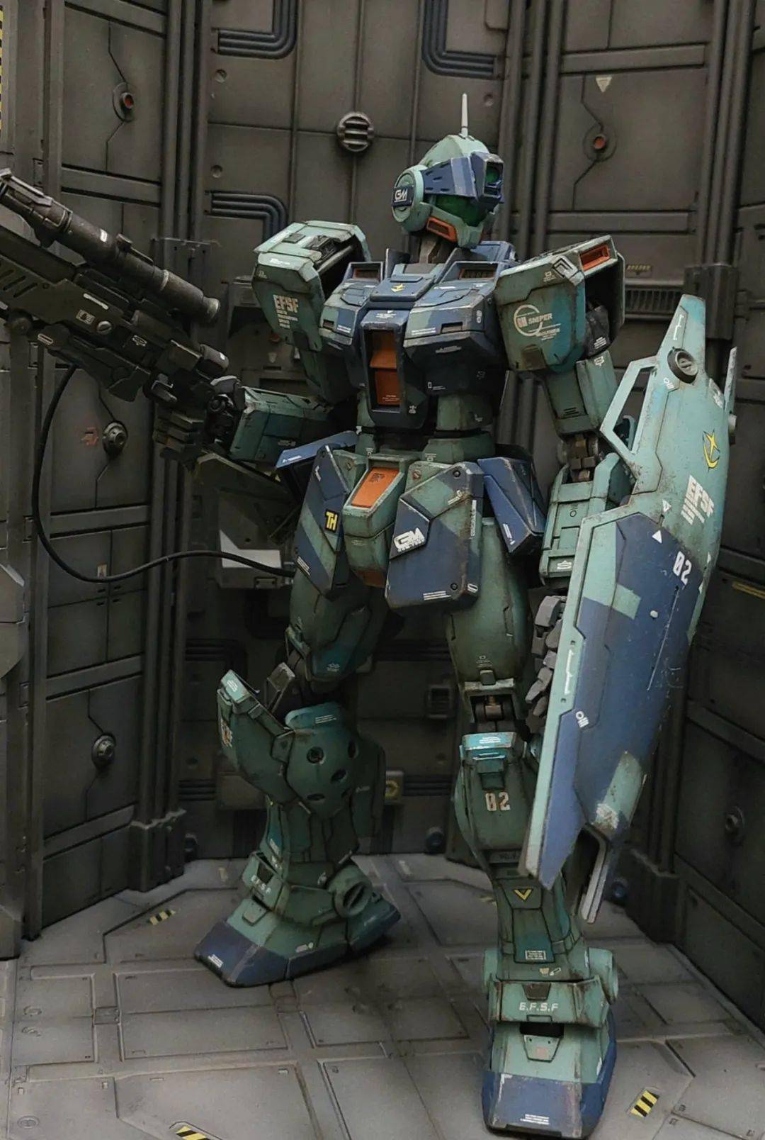 的高达类型模型这种色彩厚重的真实系机体mg gm sniper ll rgm-79sp