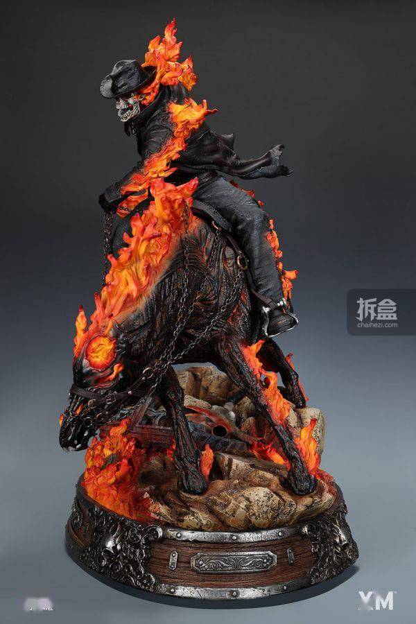 xmstudios14漫威骑马恶灵恶灵骑士雕像