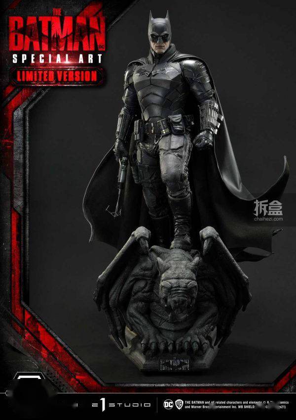 蝙蝠侠PRIME 1 STUDIO 1/3 2022电影 THE BATMAN 蝙蝠侠雕像