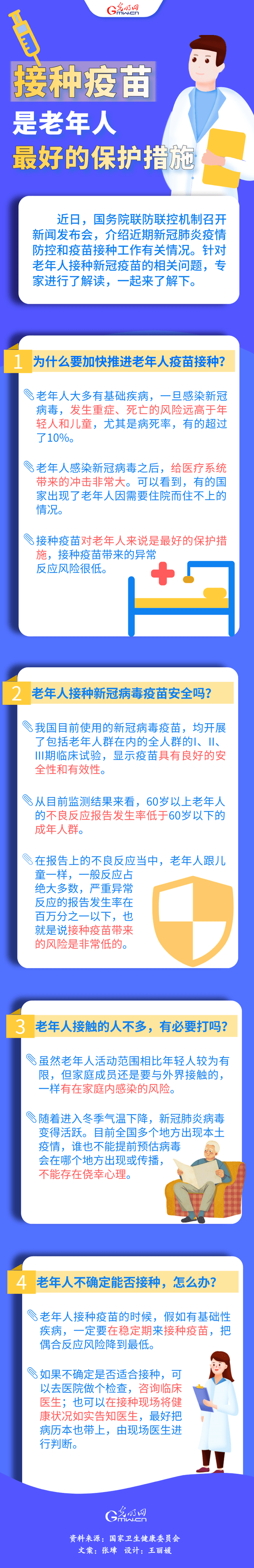 接种|图解丨接种疫苗是老年人最好的保护措施