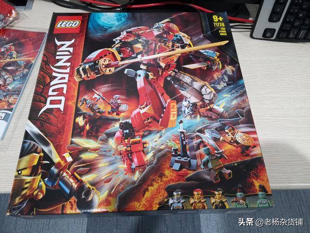 lego幻影忍者系列71720凯的火焰机甲巨人评测