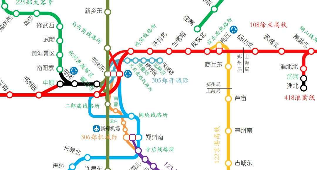 高铁运营线路图2021图片