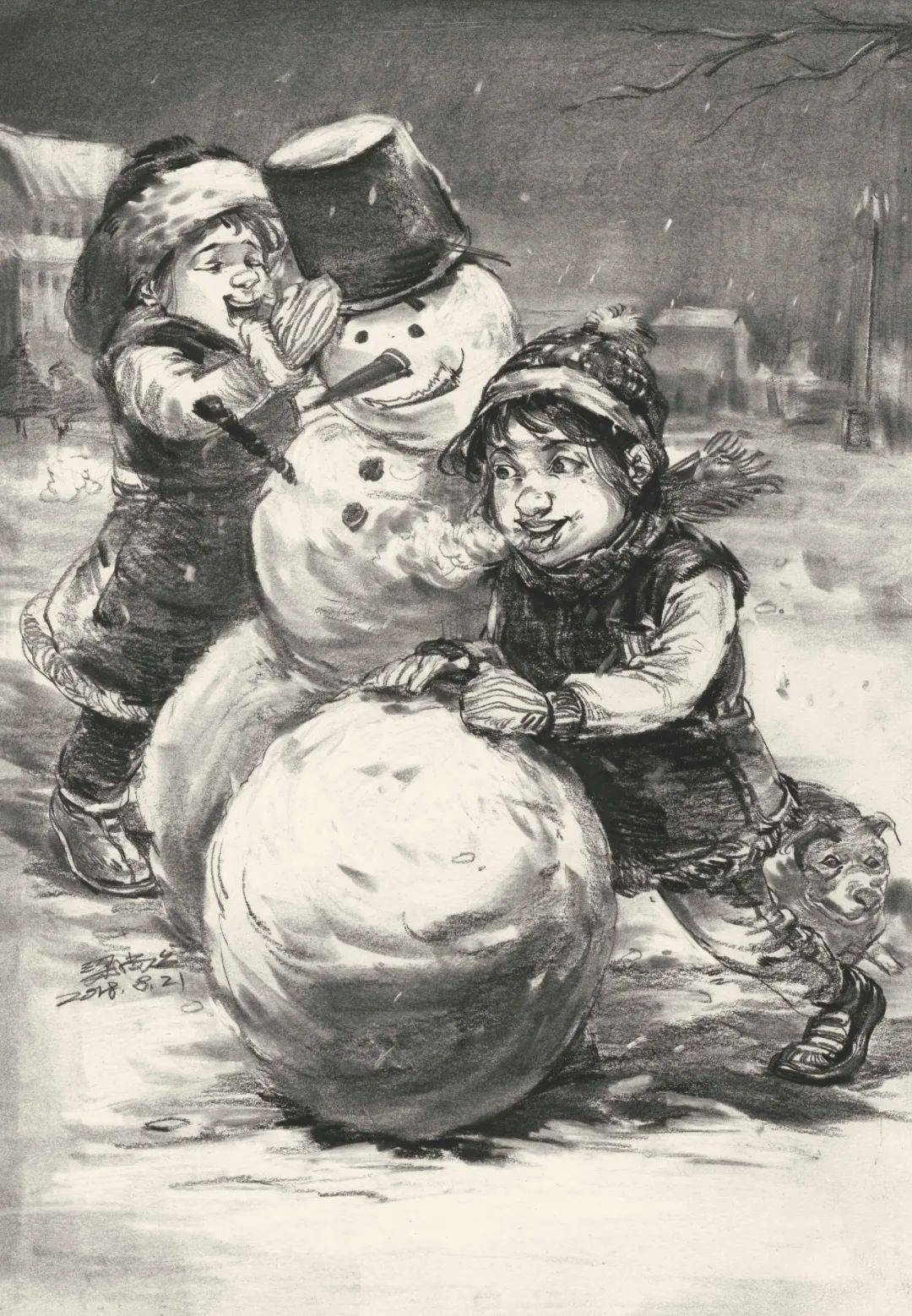 联考过后场景速写必须马上练起来丨美术宝超级名师梁尚发