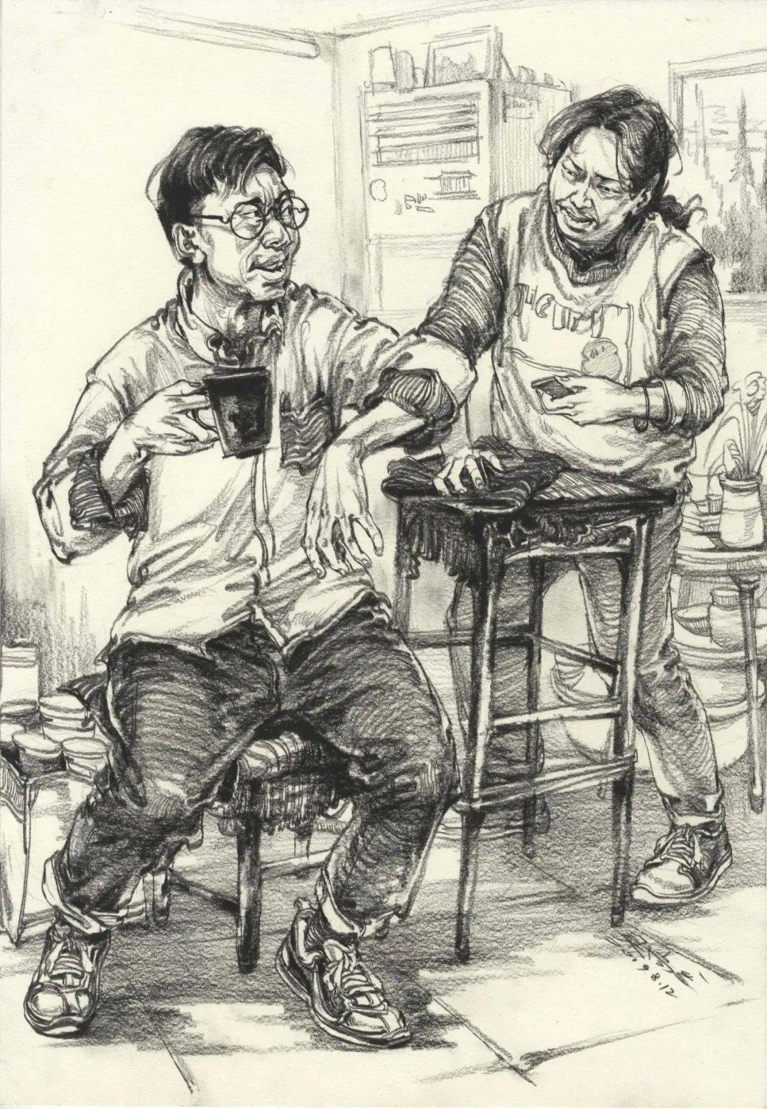 联考过后场景速写必须马上练起来丨美术宝超级名师梁尚发