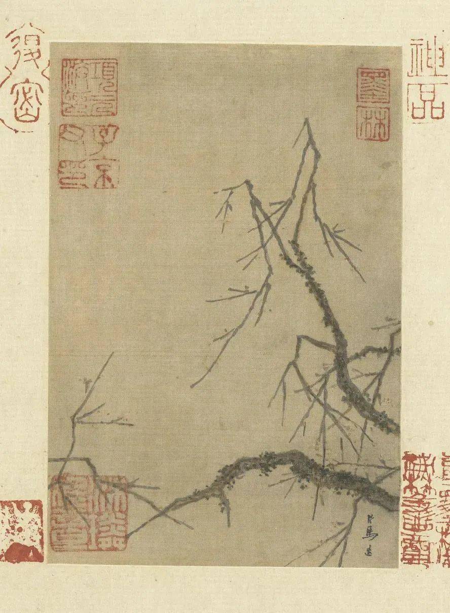 宋代极简梅花册,太美了