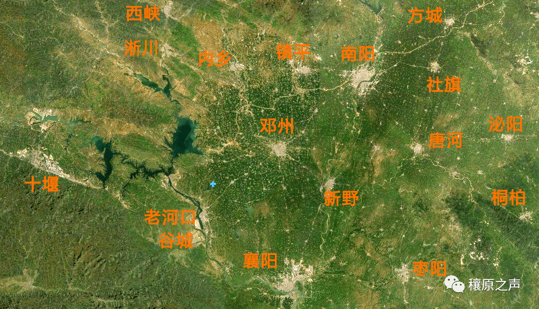 邓州最新卫星图来了!城区扩张明显,到底有多大呢?_面积_城市_国道