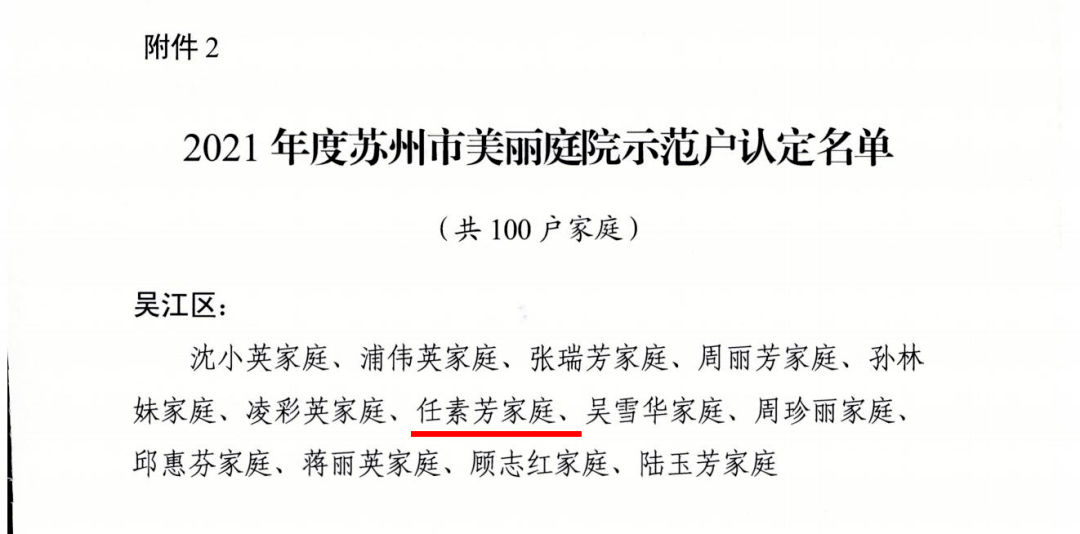 全区唯一七都镇长桥村孝思兜自然村获评苏州市美丽庭院建设示范村