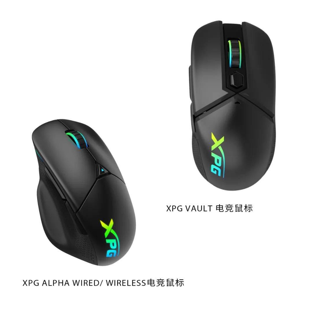 硬盘|威刚 XPG VAULT 电竞鼠标展示，内置 1T 固态硬盘
