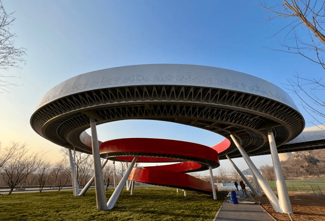 冬奥公园景观节点"冬奥之环"亮相!_首钢_永定河_北京