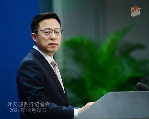 秘书长称2022年北京冬奥会将是一场精彩的国际体育盛事,外交部回应_赵