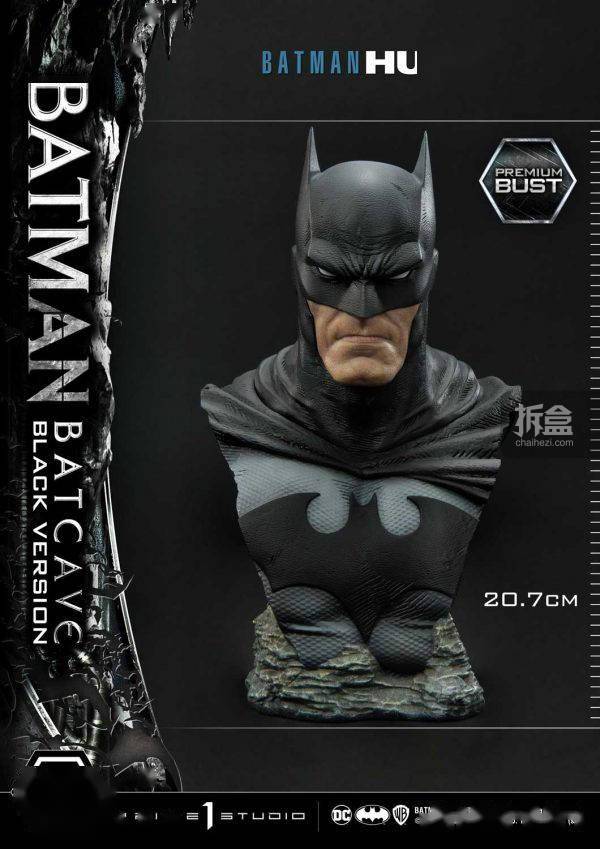 配件PRIME 1 STUDIO BATMAN HUSH 蝙蝠侠 缄默 1/3雕像胸像