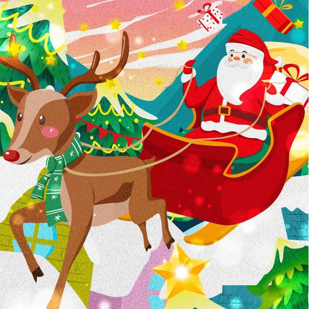 领头的驯鹿叫鲁道夫(rudolph),长着一颗会发光的红鼻子.