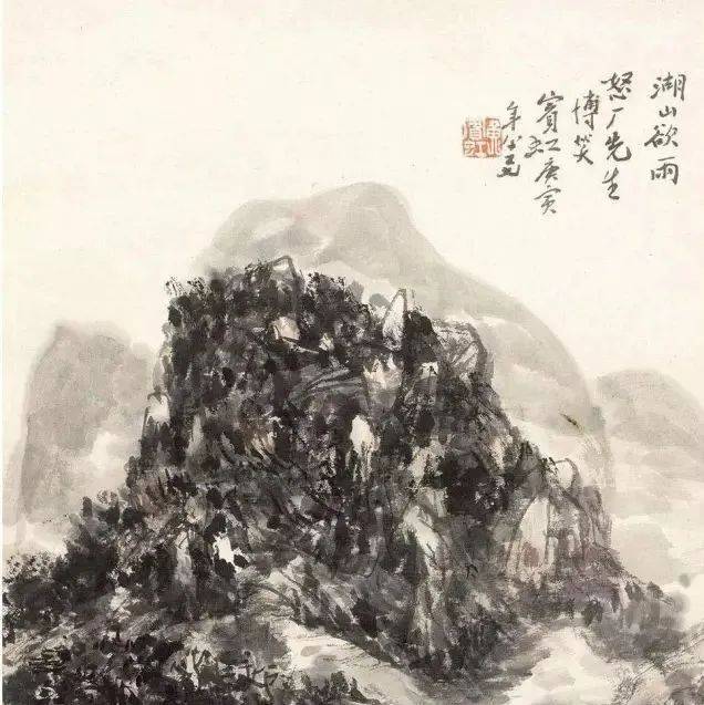 黄宾虹的黑是什么黑?_山水画_绘画_中国