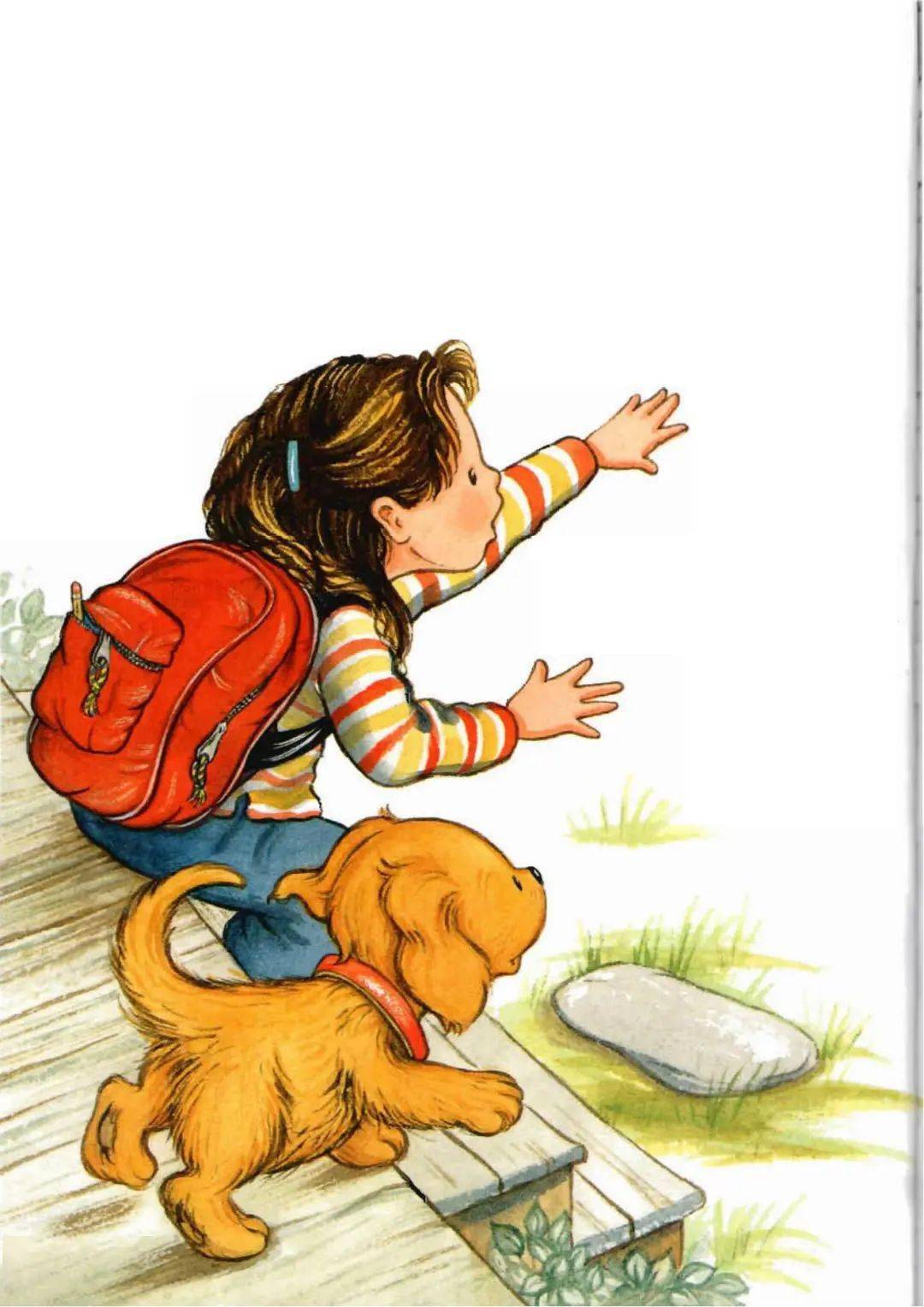 小小朗读者|5-7岁英文绘本推荐《biscuit goes to school》_yolanda