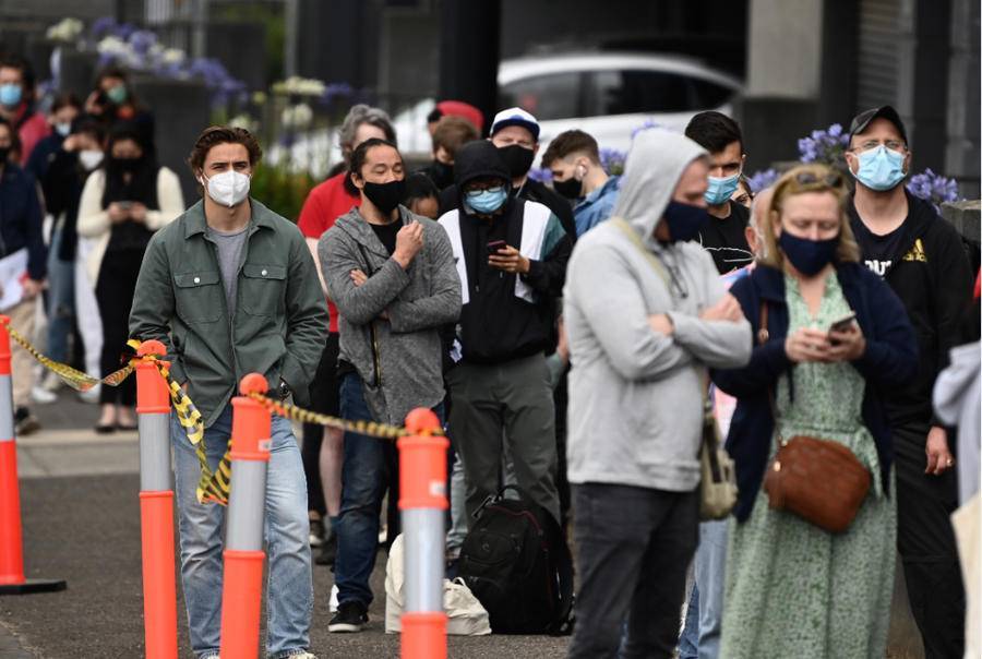 新南威尔士州,维多利亚州和昆士兰州27日总计报告新增新冠确诊病例