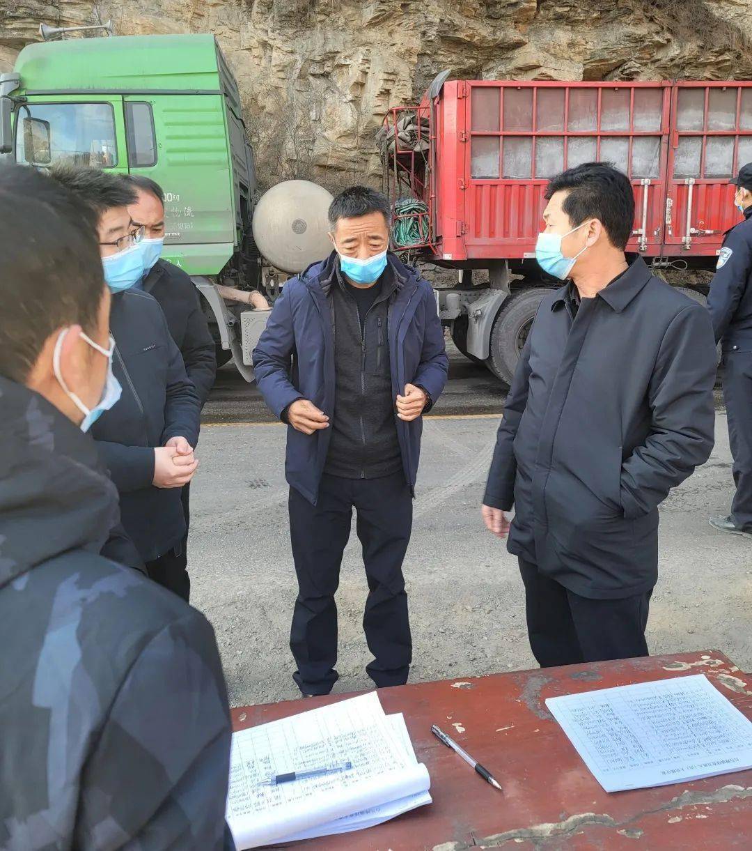 67王吉林深入白马滩镇检查指导疫情防控工作