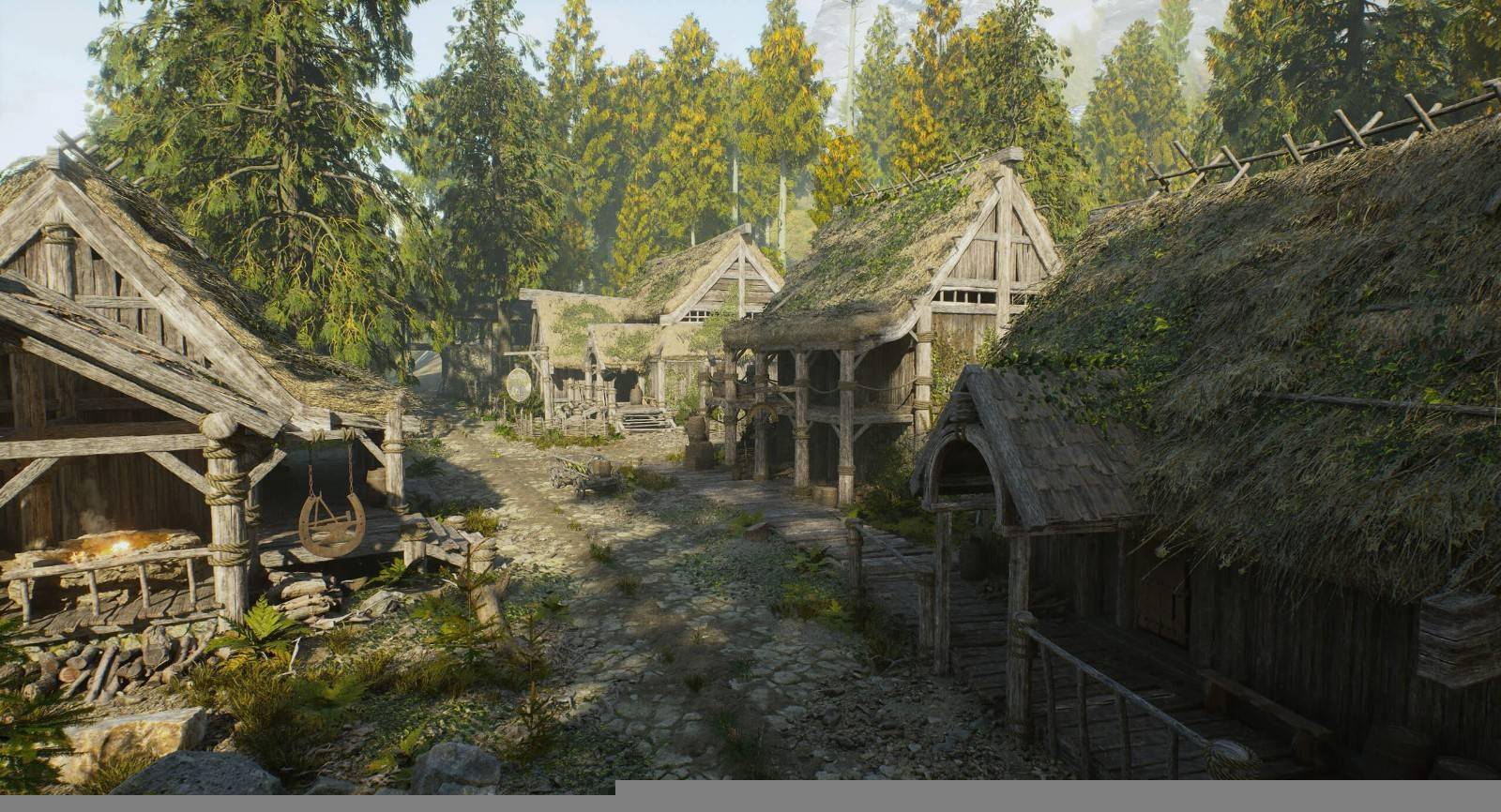 设计师利用虚幻5引擎重建上古卷轴5溪木镇