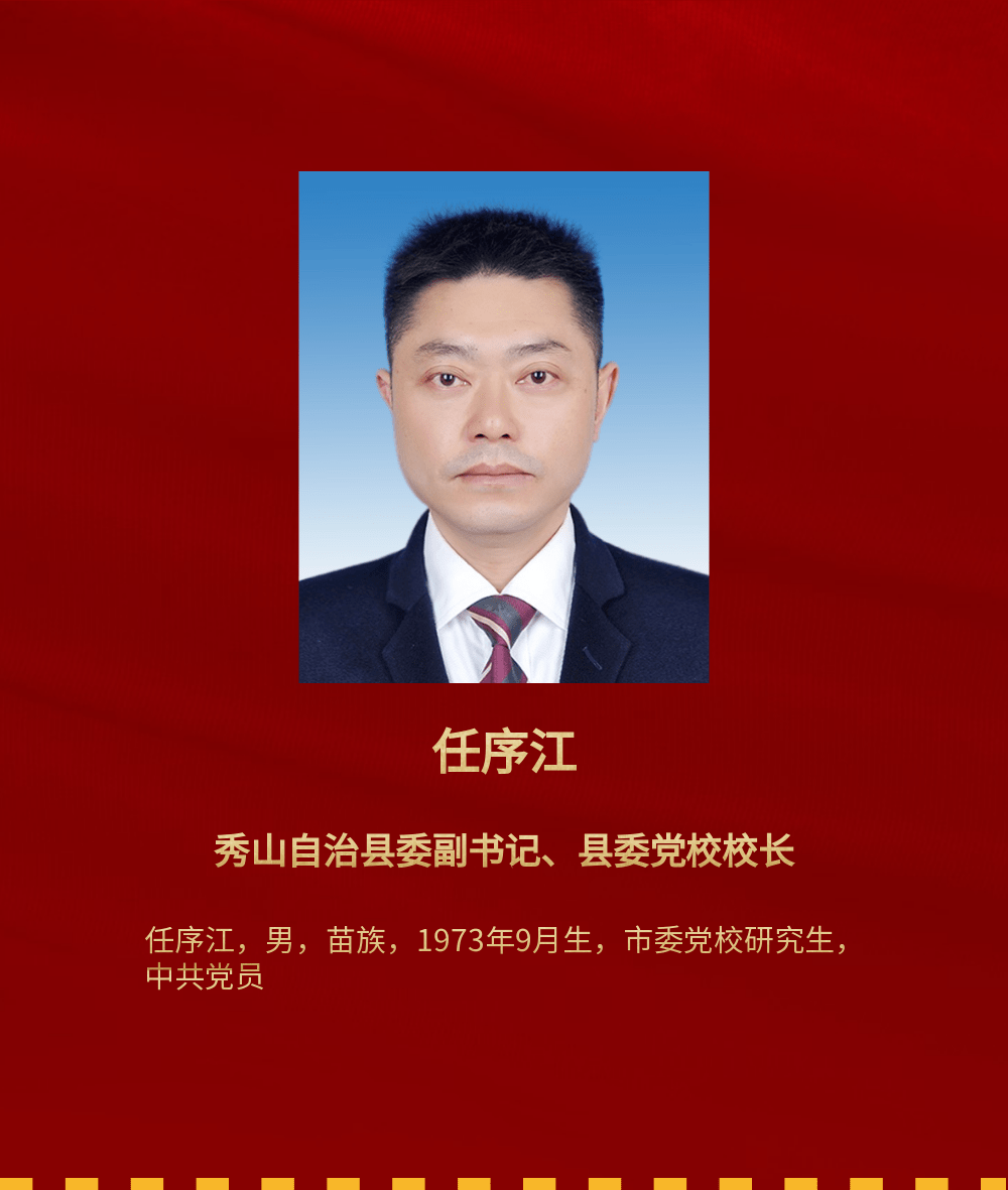 新一届秀山自治县委,县纪委领导班子,县委委员,县委候补委员,县纪委