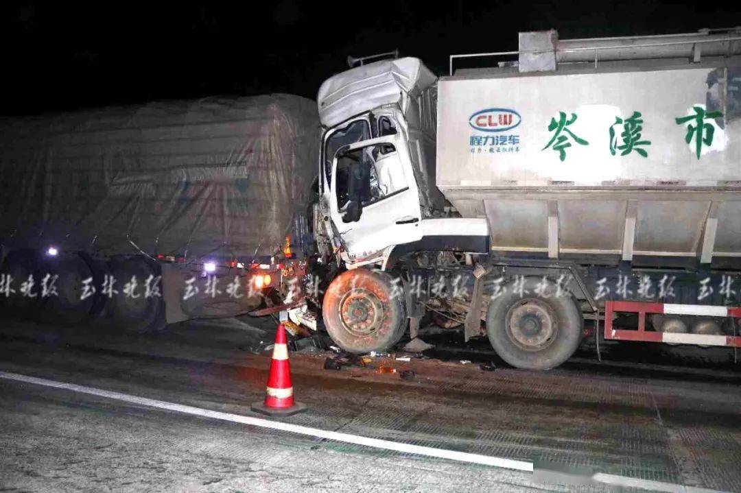 事发广昆高速男子无证驾驶罐式货车追尾半挂车致一死一伤
