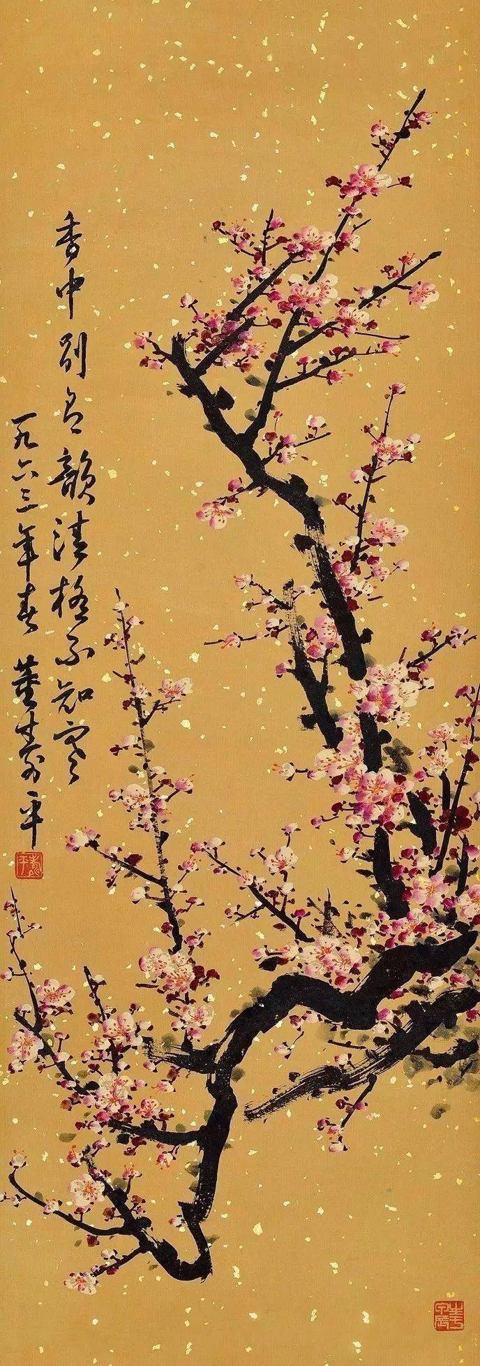 他画的雪梅，丽而不娇！_搜狐网