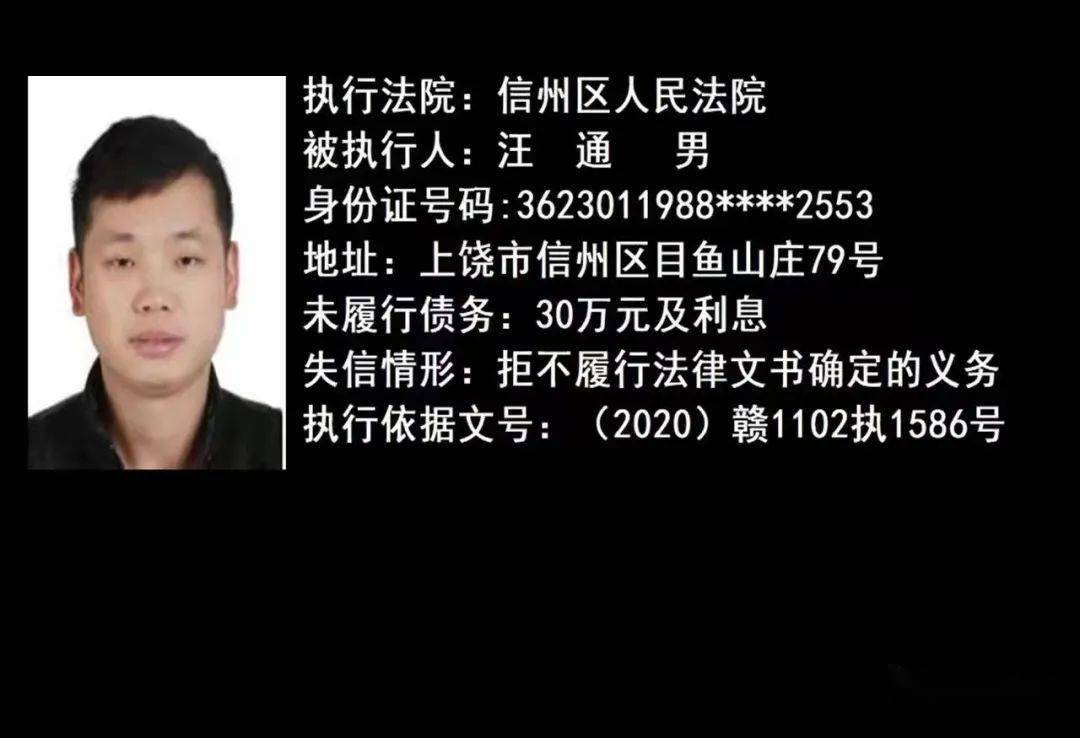 失信悬赏失信被执行人名单上新快看看有没有你认识的