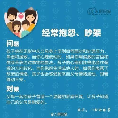 影响|人民日报：家长这9种言行，会影响孩子的未来！