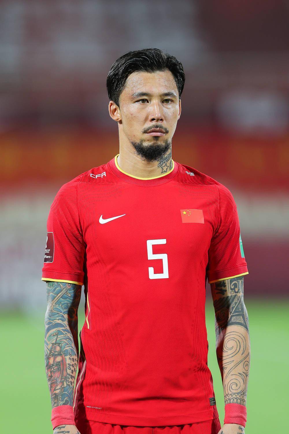 国脚张琳芃.对球员文身进行管理,一直都存在.