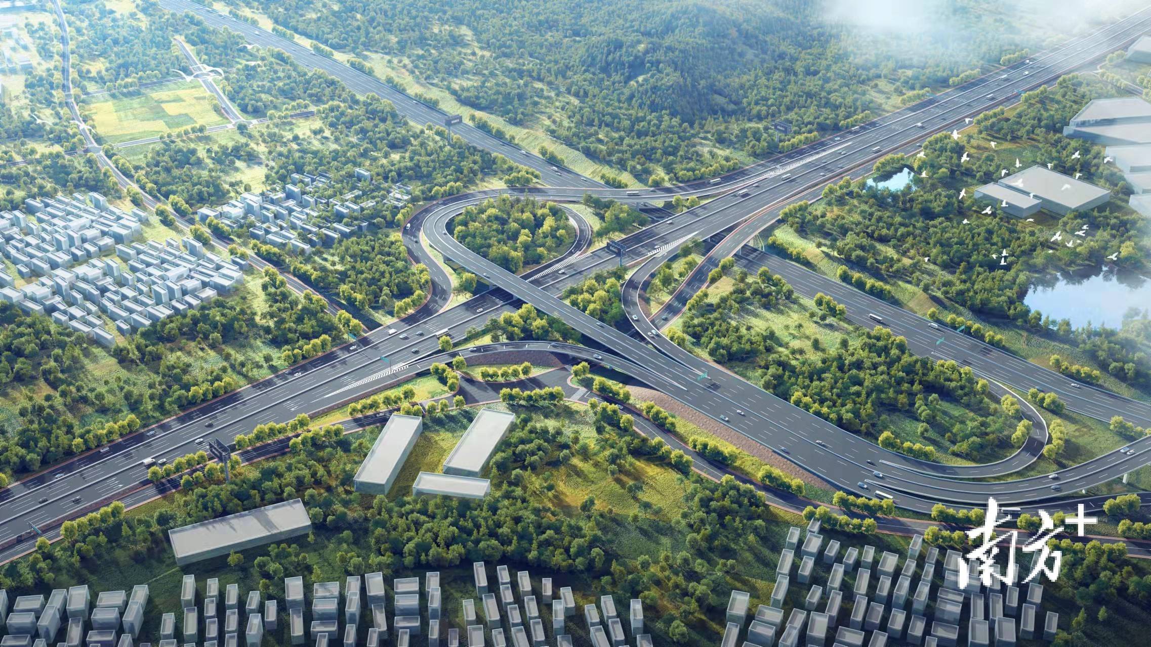 广佛肇高速广州段朝阳互通春运前开通广佛清将实现高接高