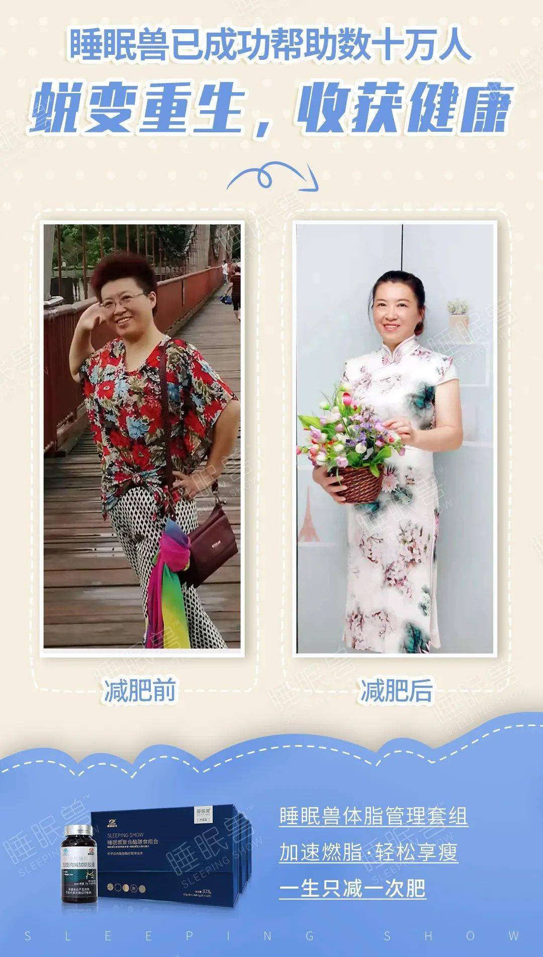 超励志杨腹婆怒减21斤减龄10岁重塑健康体质