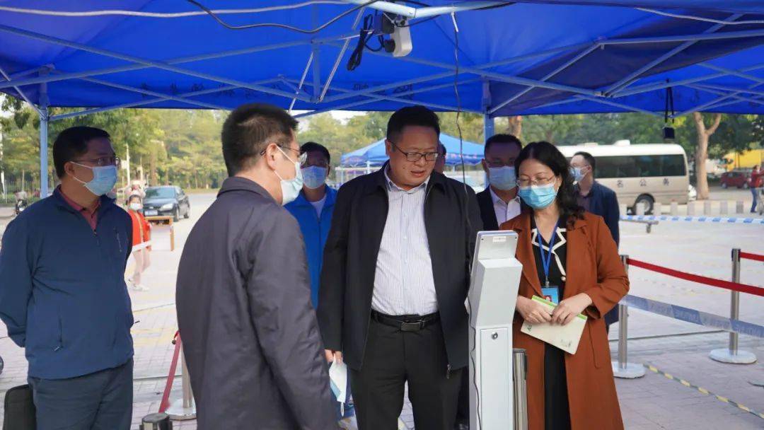 朱海龙率队督导省公务员笔试招考市新世纪学校考点工作_茂名市_检查