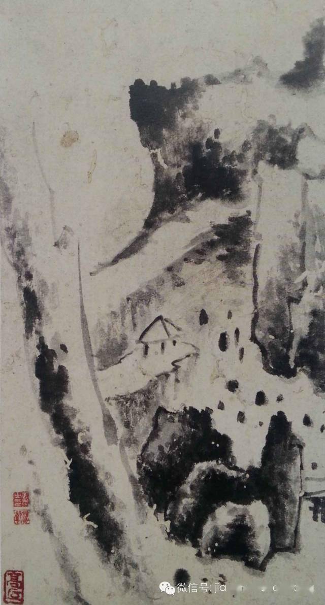 《中国书法》1993年第2期若与四僧相比,担当的山水画,笔墨和构图,简