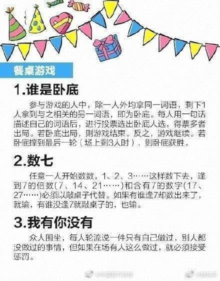 马住,必备,小游戏,团建|30个聚会、团建必备的小游戏，马住！