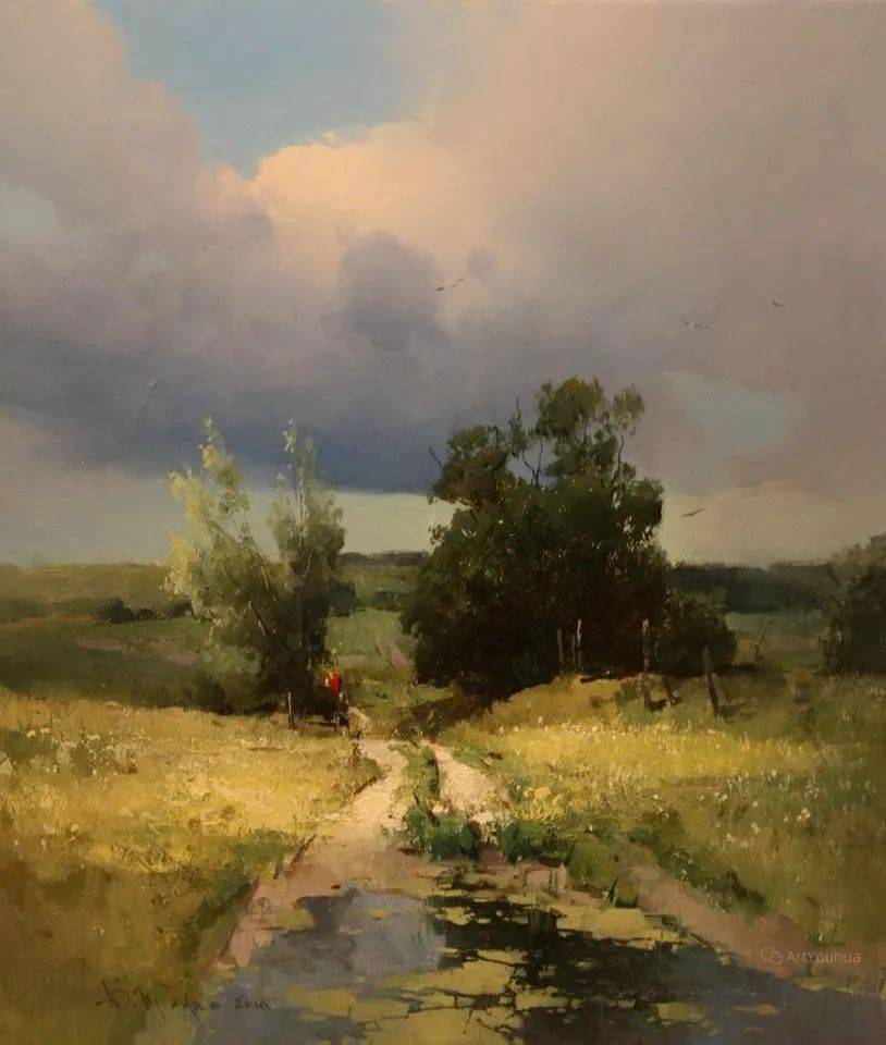 80后乌克兰画家的乡村风景真的太美了