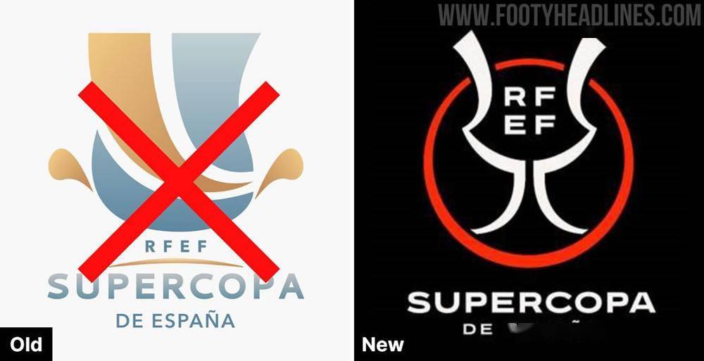 焕然一新西班牙超级杯官方标识曝光