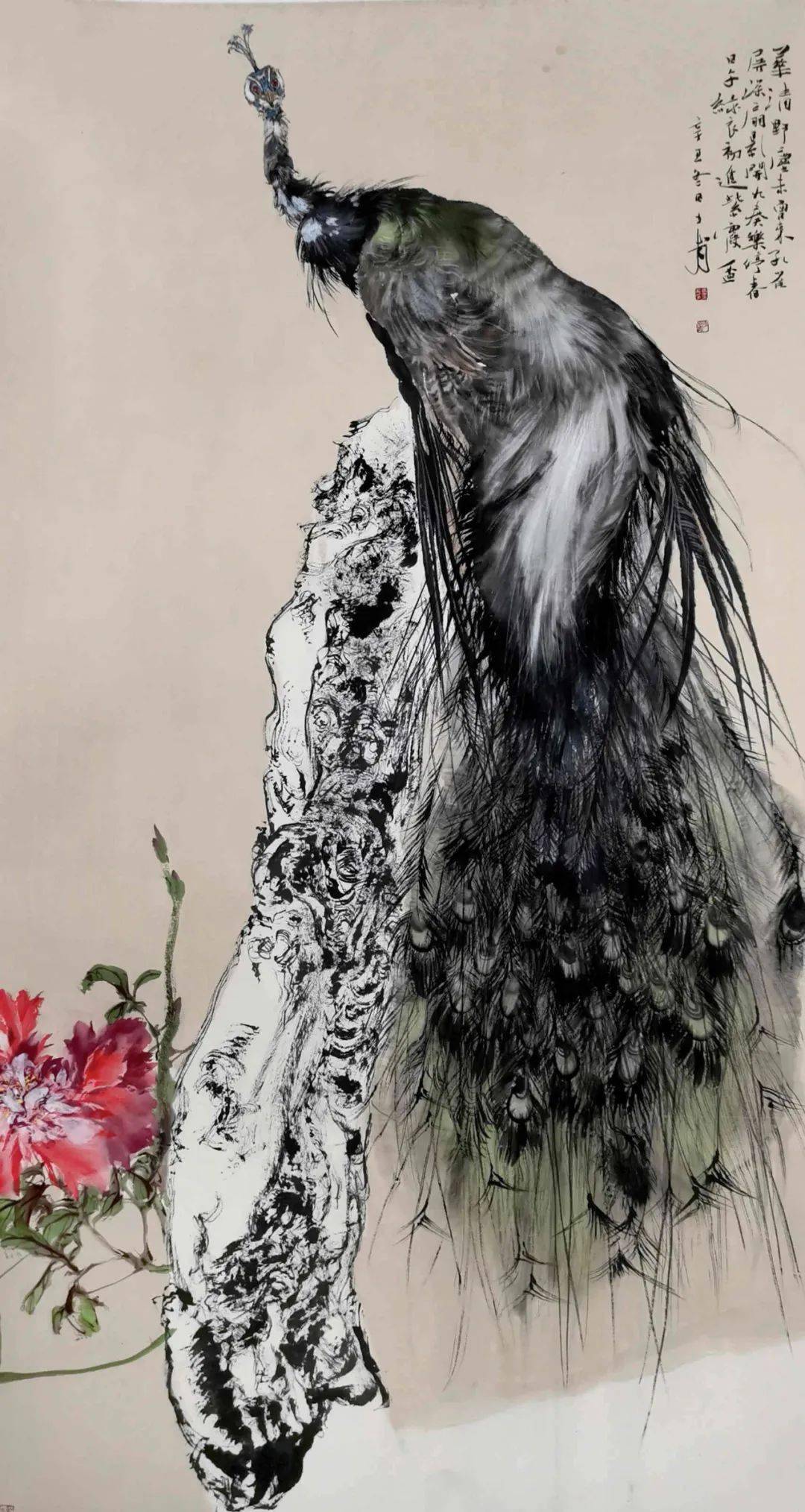 当代审美开启天人合一的新格局——品读秦少甫的花鸟绘画_物象_画面