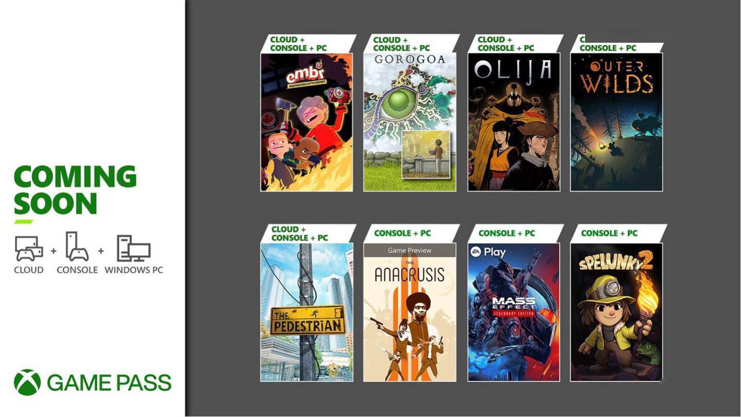 主机|微软 Xbox Game Pass 一月上旬新增游戏公布