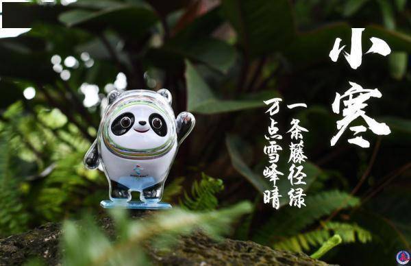 海报|冰墩墩打卡二十四节气·小寒