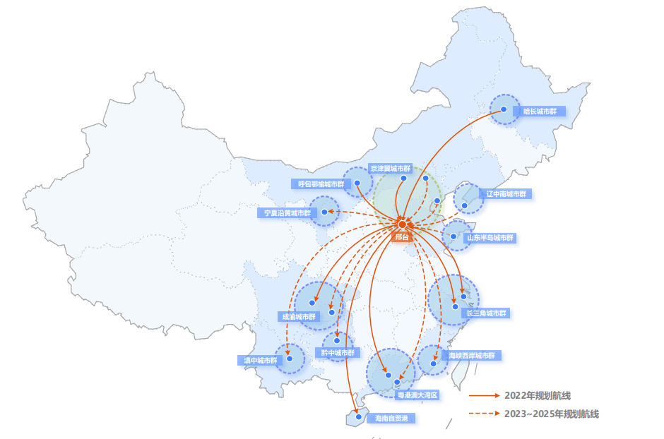 我国航线图片