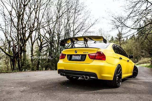 凶猛独特宝马e90335i改装鉴赏