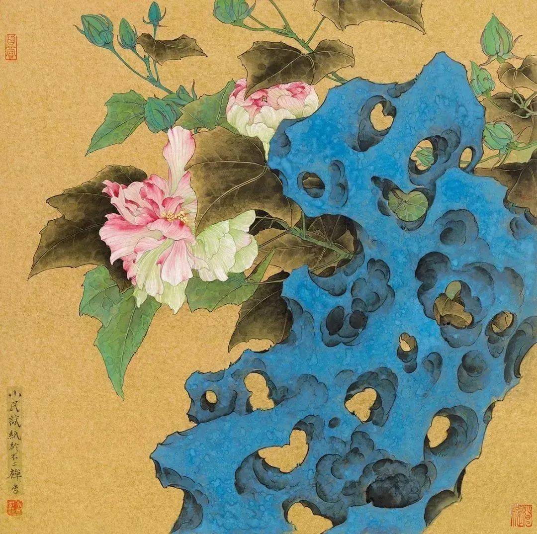 曹小民工笔花鸟作品44幅,看了又看!