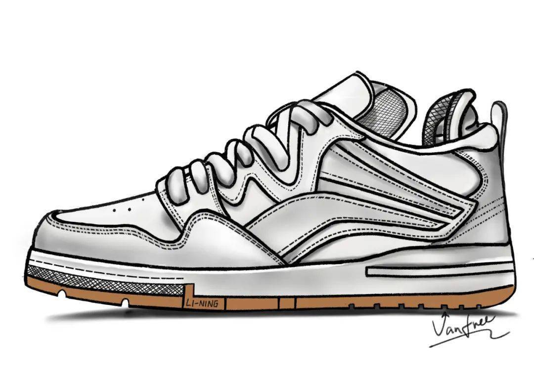 来稿丨三基设学员·上海理工大学郭铭辉设计作品_球鞋_鞋类_专业