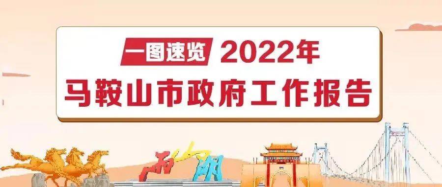 一图速览 2022年马鞍山市政府工作报告综合广播蔡婧 7749