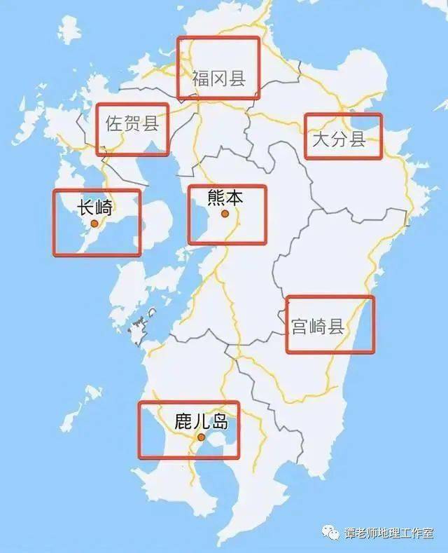 初中地理日本地图图片