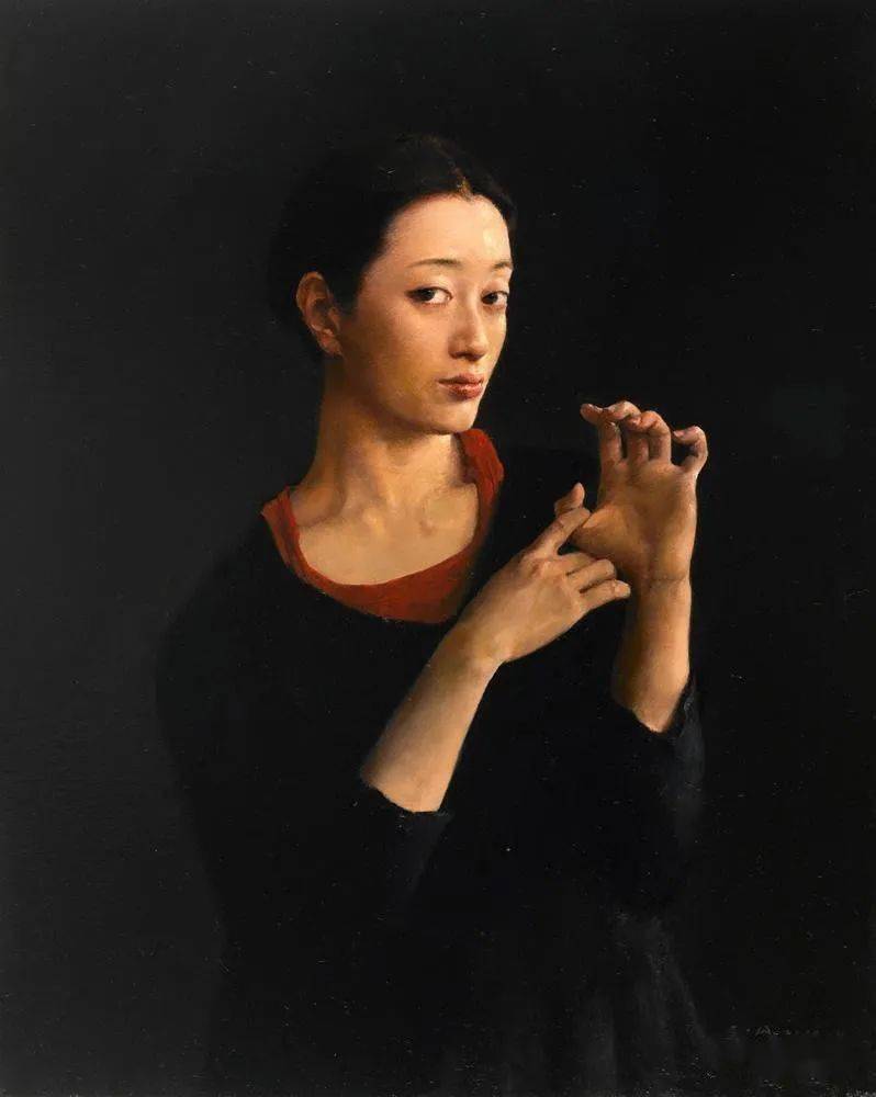 优雅的姿态郭润文笔下的女性肖像