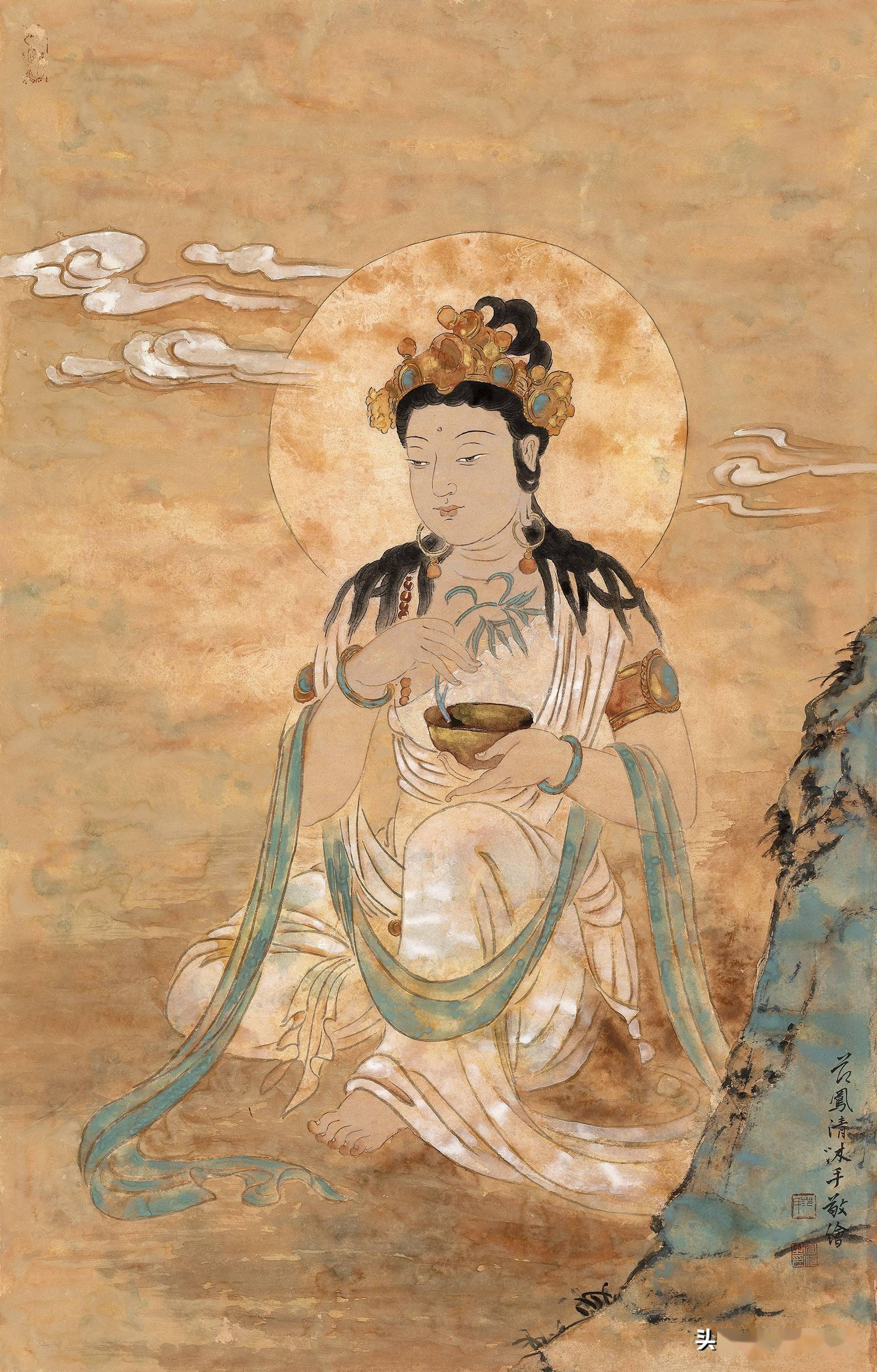 画家范凤清的艺术观点《画为心印,观心得自在》_作品_敦煌_中国画