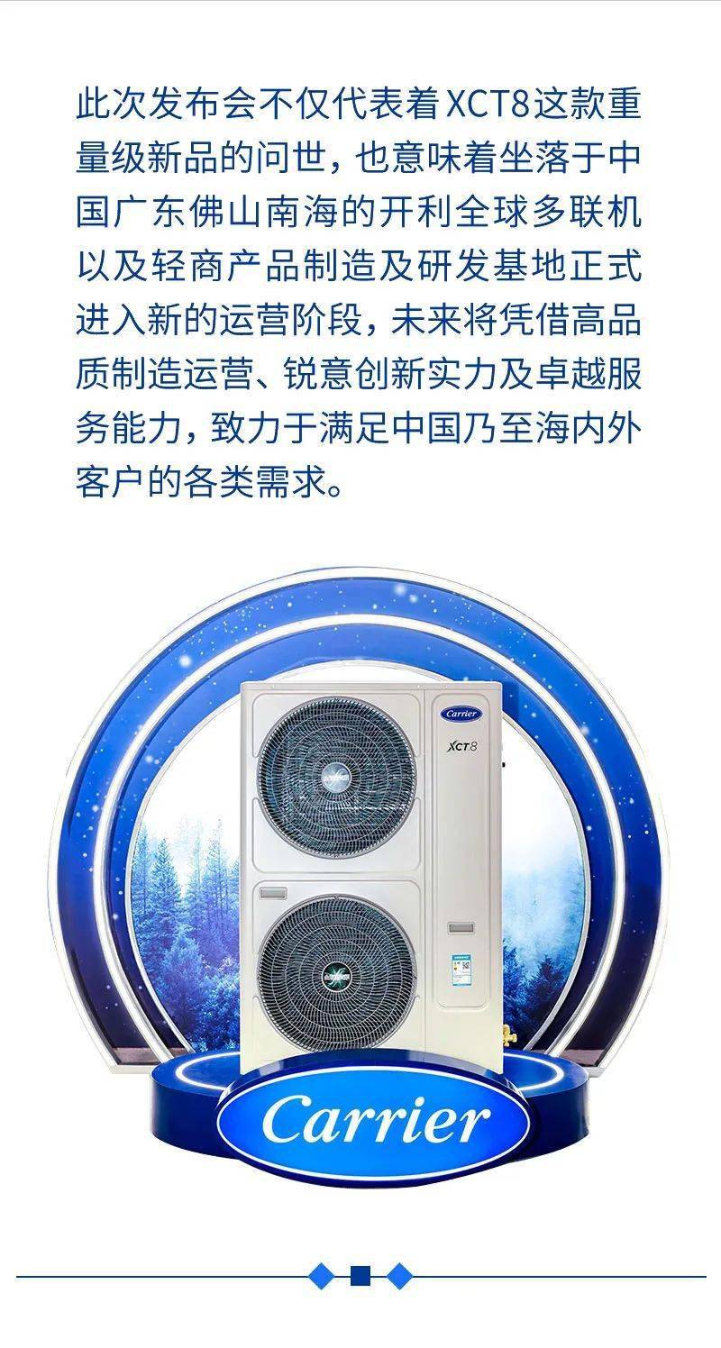 新起点新腾飞丨开利多联机全新xct8系列产品震撼问世