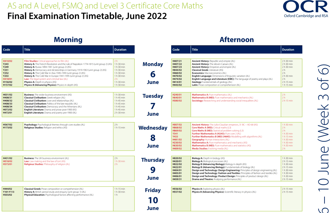 进行|最新官方反馈！2022年夏季A-level/GCSE考试将如期举行！（附考试时间表）