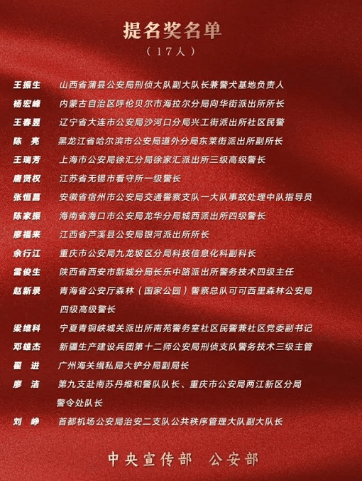 2021最美基层民警提名奖他也是山西省公安系统2021年度获此殊荣的民警