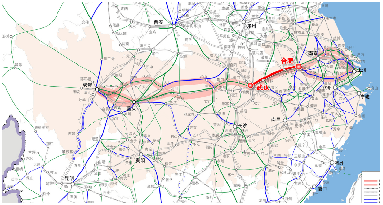 南沿江高鐵常州段正線貫通北沿江高鐵安徽段用地預審與規劃選址獲批