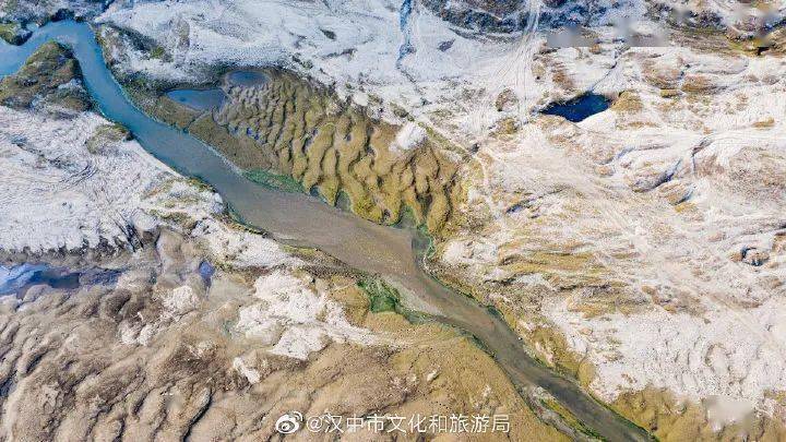 壮观汉江奇特古河床重见天日